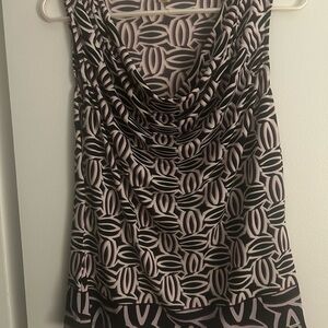 Calvin Klein Black and Pink Graphic Top
